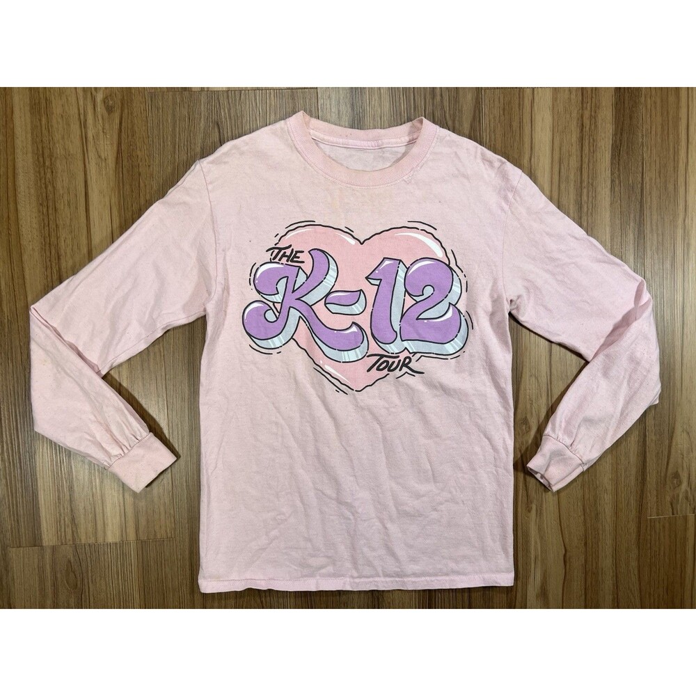Melanie Martinez "The K-12 Tour" Pink Long-sleeve Shirt Size Small